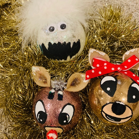 Handmade Rudolph Ornaments - Picture 3 of 3